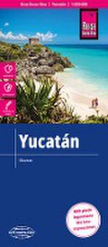 Reise Know-How Landkarte Yukatán / Yucatán (1:650.000) de Reise Know-How Verlag Peter Rump GmbH