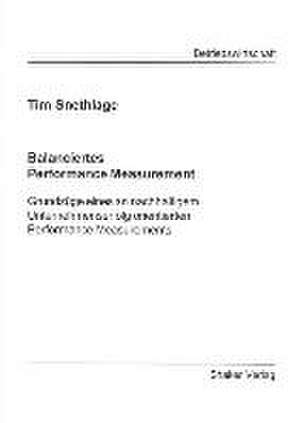 Balanciertes Performance Measurement de Tim Snethlage