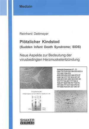 Plötzlicher Kindstod (Sudden Infant Death Syndrome SIDS) de Reinhard Dettmeyer