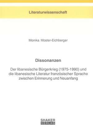 Dissonanzen de Monika Moster-Eichberger