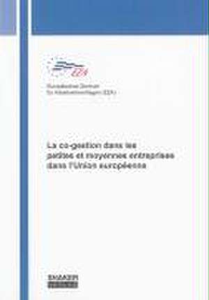 La co-gestion dans les petites et moyennes entreprises dans l'Union européenne de Europäisches Zentrum für Arbeitnehmerfragen (EZA)