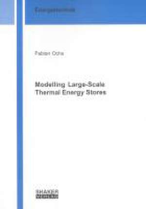 Modelling Large-Scale Thermal Energy Stores de Fabian Ochs