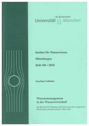 Wissensmanagement in der Wasserwirtschaft de Joachim Schütter