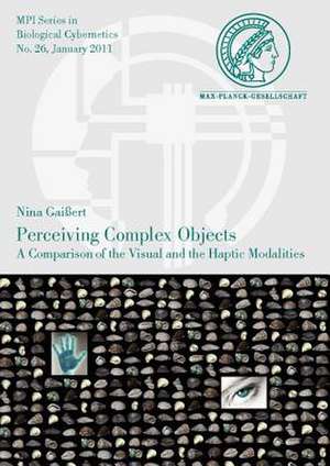 Perceiving Complex Objects. a Comparison of the Visual and the Haptic Modalities