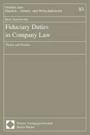 Fiduciary Duties in Company Law