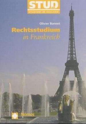 Rechtsstudium in Frankreich de Marianne Roth