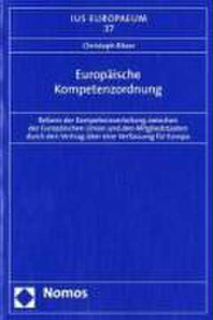 Europäische Kompetenzordnung de Christoph Ritzer