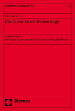 Das Dilemma der Bauverträge de Christina Jensen