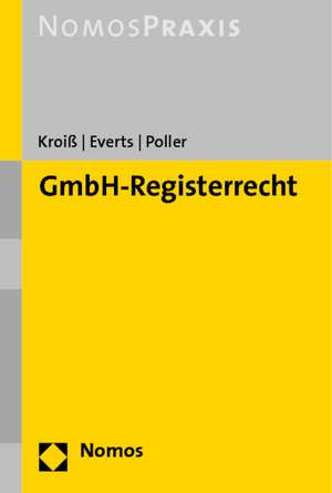 GmbH-Registerrecht de Ludwig Kroiß