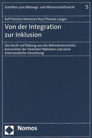 Von der Integration zur Inklusion de Ralf Poscher