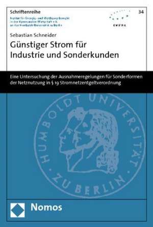 Günstiger Strom für Industrie und Sonderkunden de Sebastian Schneider