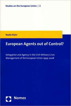 European Agents out of Control? de Nadia Klein