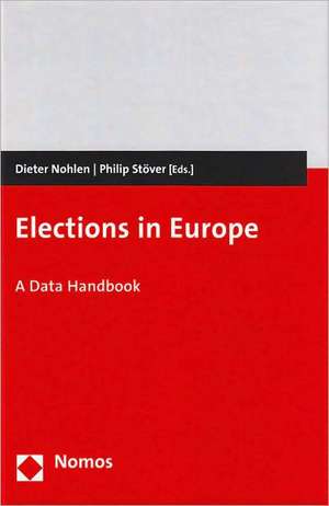 Elections in Europe de Dieter Nohlen