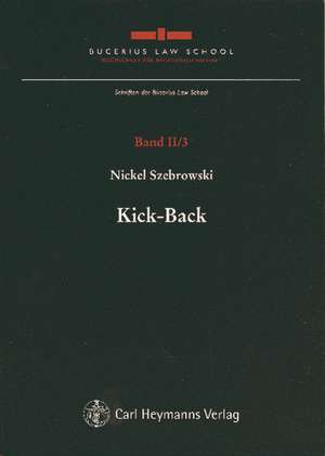 Kick-Back de Nickel Szebrowski