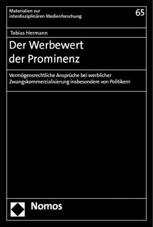 Der Werbewert der Prominenz de Tobias Hermann