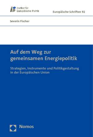 Auf dem Weg zur gemeinsamen Energiepolitik de Severin Fischer