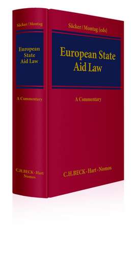 European State Aid Law de Franz Jürgen Säcker