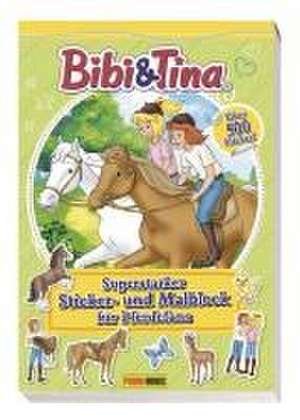 Bibi & Tina: Superstarker Sticker- und Malblock für Pferdefans de Panini