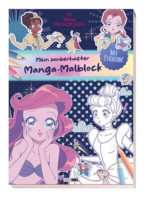 Disney Prinzessin: Mein zauberhafter Manga-Malblock de Disney