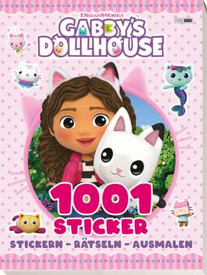 Gabby's Dollhouse: 1001 Sticker: Stickern - Rätseln - Ausmalen de Panini