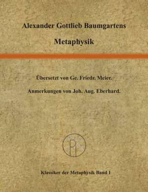 Metaphysik de Alexander Gottlieb Baumgarten