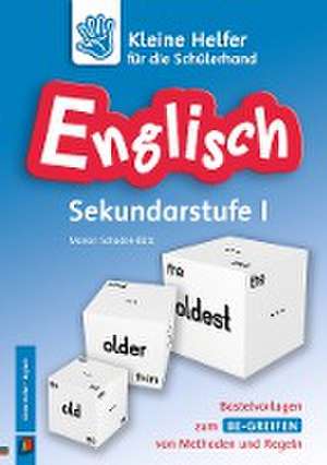 Kleine Helfer für die Schülerhand - Englisch Sekundarstufe 1 de Marion Schadek-Bätz