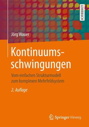 Kontinuumsschwingungen: Vom einfachen Strukturmodell zum komplexen Mehrfeldsystem de Jörg Wauer