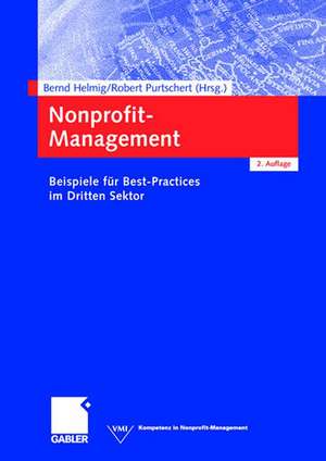 Nonprofit-Management: Beispiele für Best Practices im Dritten Sektor de Bernd Helmig