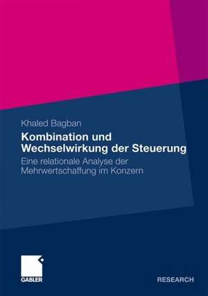 Kombination und Wechselwirkung der Steuerung: Eine relationale Analyse der Mehrwertschaffung im Konzern de Khaled Bagban