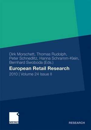 European Retail Research: 2010 | Volume 24 Issue II de Dirk Morschett