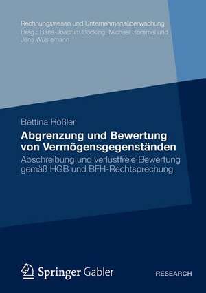 Abgrenzung und Bewertung von Vermögensgegenständen: Abschreibung und verlustfreie Bewertung gemäß HGB und BFH-Rechtsprechung de Bettina Rößler