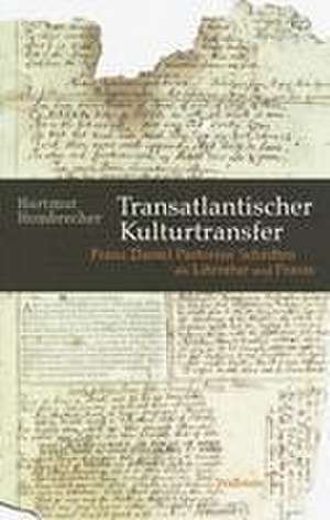 Transatlantischer Kulturtransfer de Hartmut Hombrecher