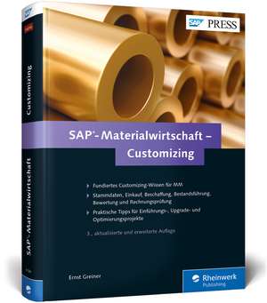 SAP-Materialwirtschaft - Customizing de Ernst Greiner