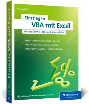 Einstieg in VBA mit Excel de Thomas Theis