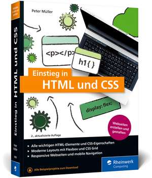 Einstieg in HTML und CSS de Peter Müller