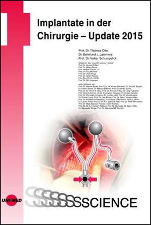 Implantate in der Chirurgie - Update 2015 de Thomas Otto