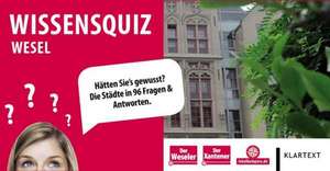 Wissensquiz Wesel de Gordon Strahl