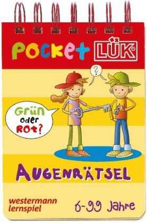 PocketLÜK. Spielblock Augenrätsel: Verknüpfen, Unterscheiden, Kombinieren de Michael Junga