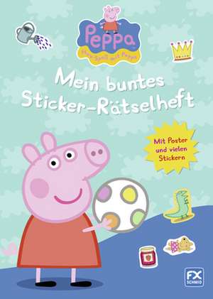 Peppa - Mein buntes Sticker-Rätselheft