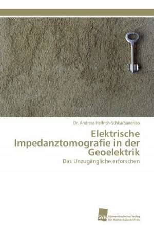 Elektrische Impedanztomografie in Der Geoelektrik: Verlaufsbeobachtung Nach Nierentransplantation de Dr. Andreas Helfrich-Schkarbanenko