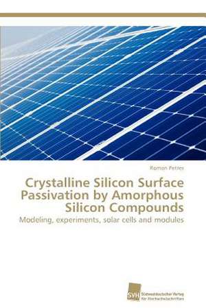 Crystalline Silicon Surface Passivation by Amorphous Silicon Compounds de Roman Petres