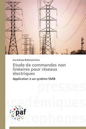 Etude de commandes non linéaires pour réseaux électriques de Liva Falisoa Rafanotsimiva