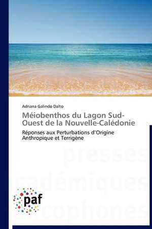 Méiobenthos du Lagon Sud-Ouest de la Nouvelle-Calédonie de Adriana Galindo Dalto