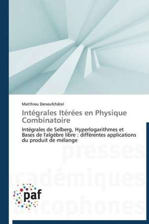 Intégrales Itérées en Physique Combinatoire de Matthieu Deneufchâtel