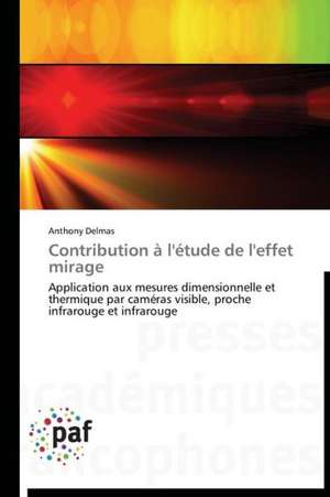 Contribution à l'étude de l'effet mirage de Anthony Delmas