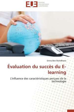 Evaluation Du Succes Du E-Learning: Qos Et Analyse Des Performances de Emna Ben Romdhane