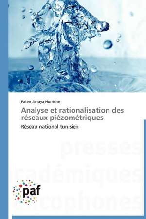 Analyse et rationalisation des réseaux piézométriques de Faten Jarraya Horriche