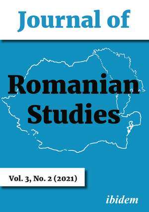 Journal of Romanian Studies – Volume 3,2 (2021) de Ioana Coman