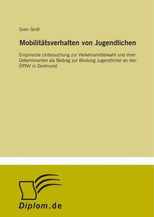 Mobilitätsverhalten von Jugendlichen de Sven Groß