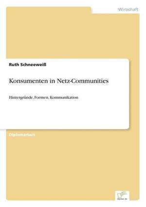 Konsumenten in Netz-Communities de Ruth Schneeweiß